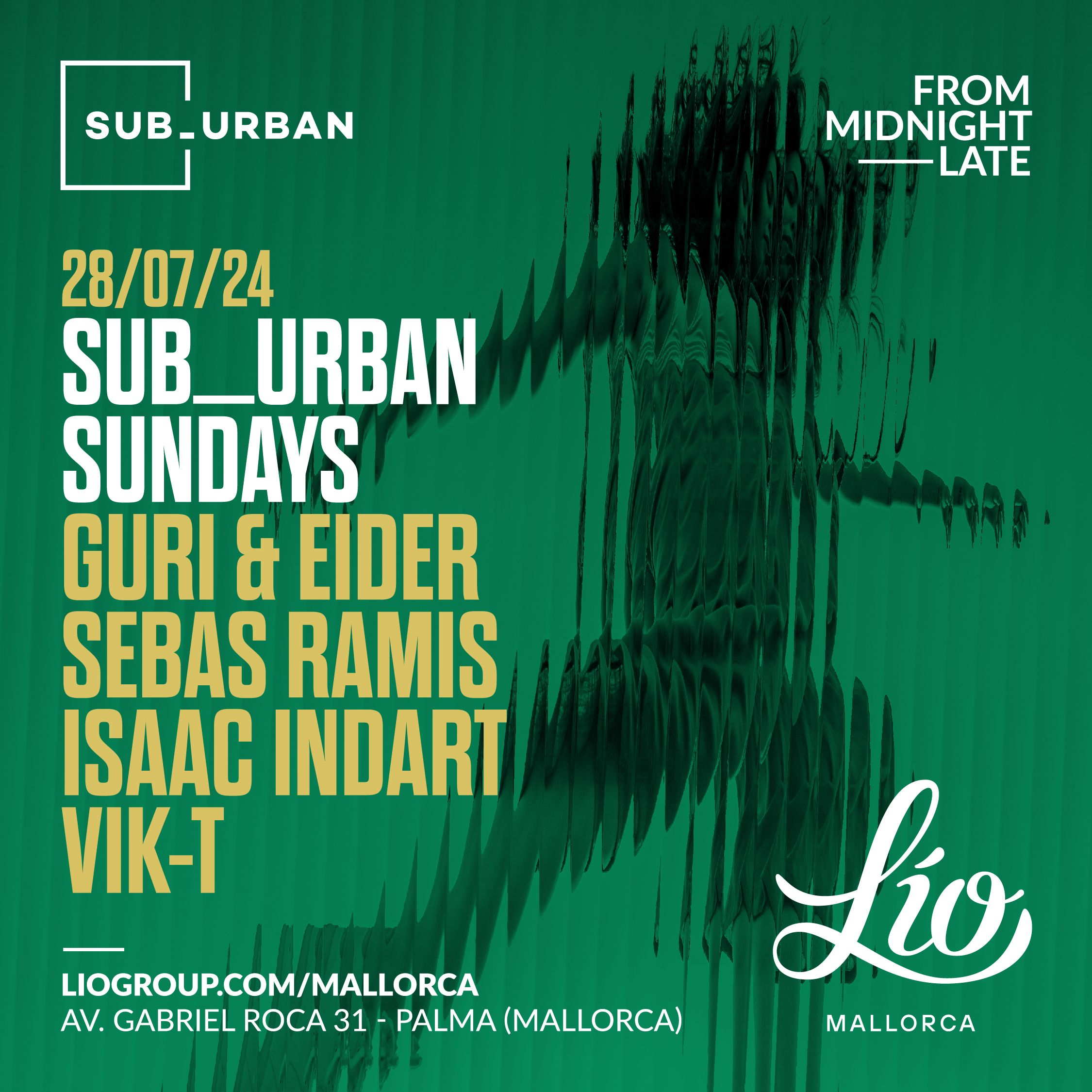 Sub_Urban event July 28 at Lío Mallorca