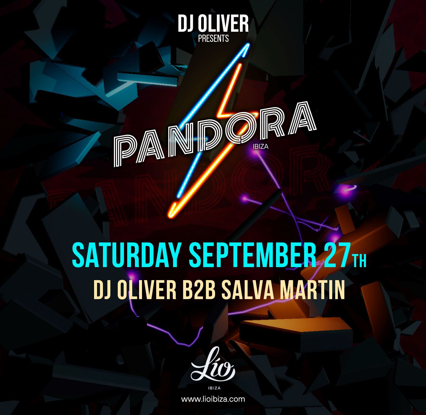 Pandora September 27 at Lío Ibiza